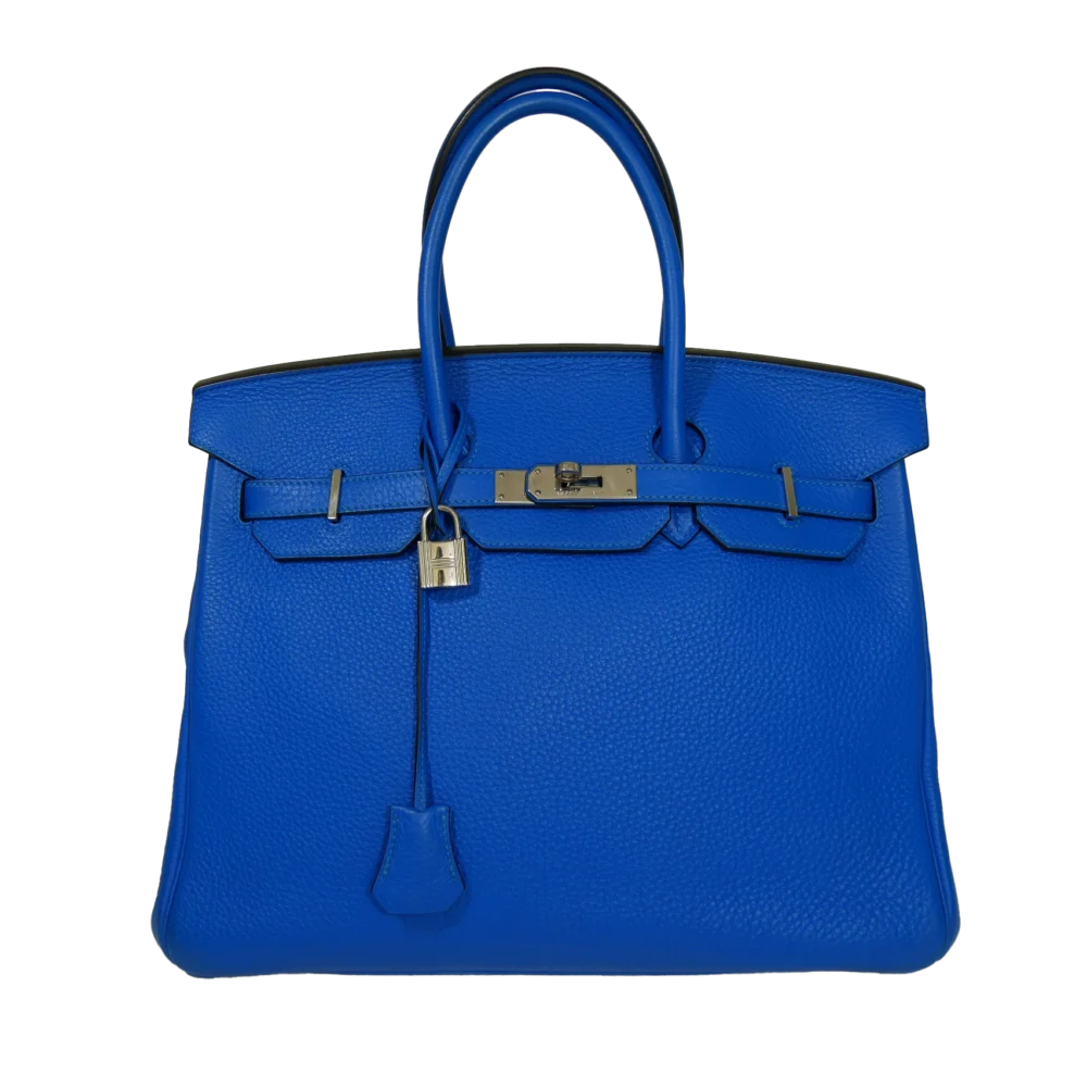 Birkin 35 bleu hydra