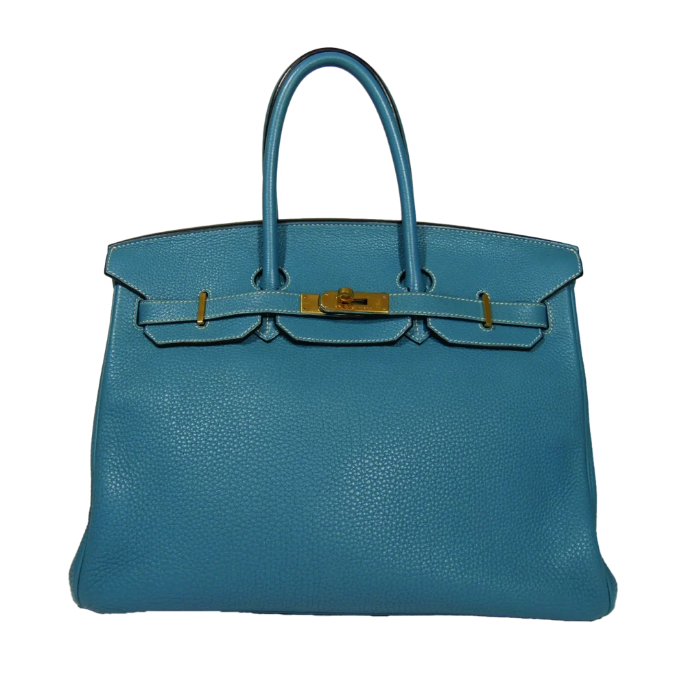 Birkin 35 jean bleu