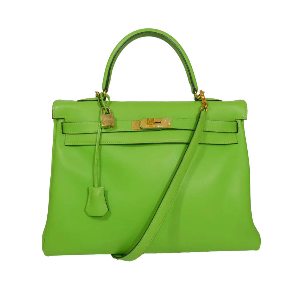 Kelly 35 vert pomme retourné