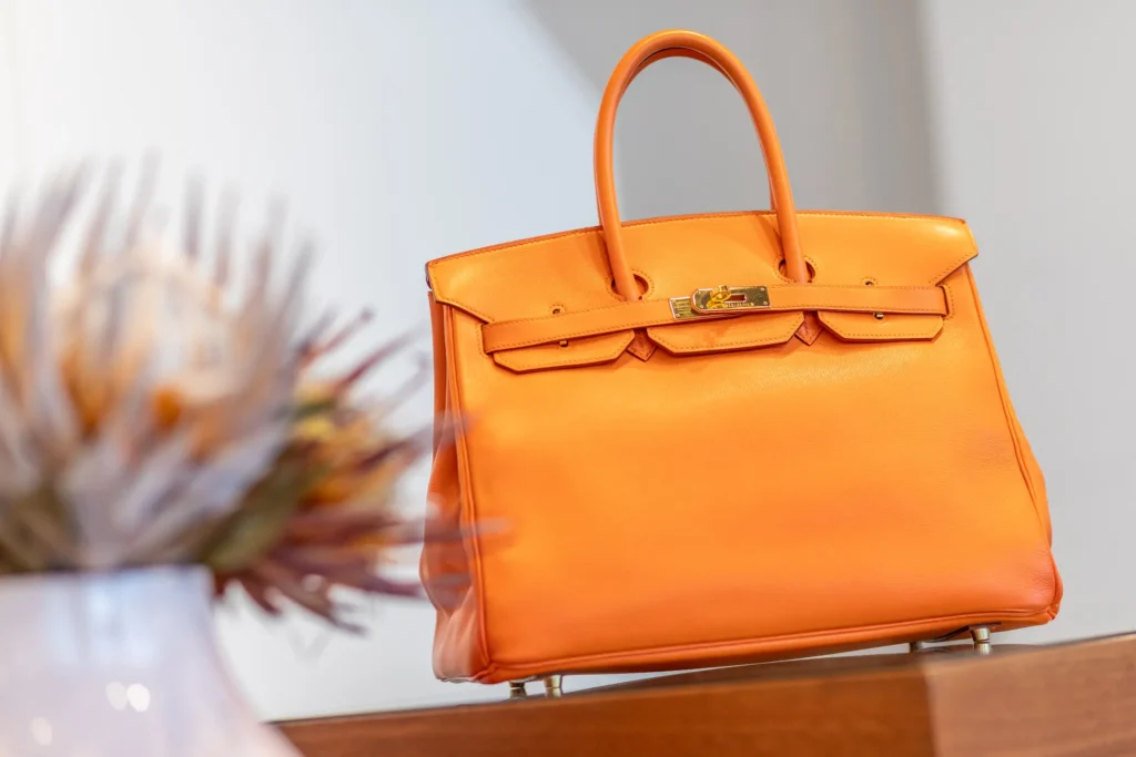 Annahme von Luxustaschen und Mode